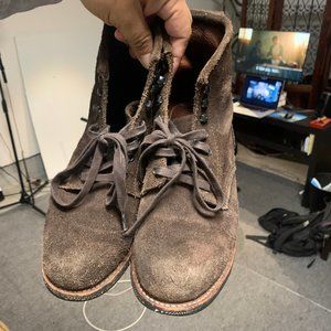 Mens Brown Boots - 9M (Comune Leather Goods Intl. Change)